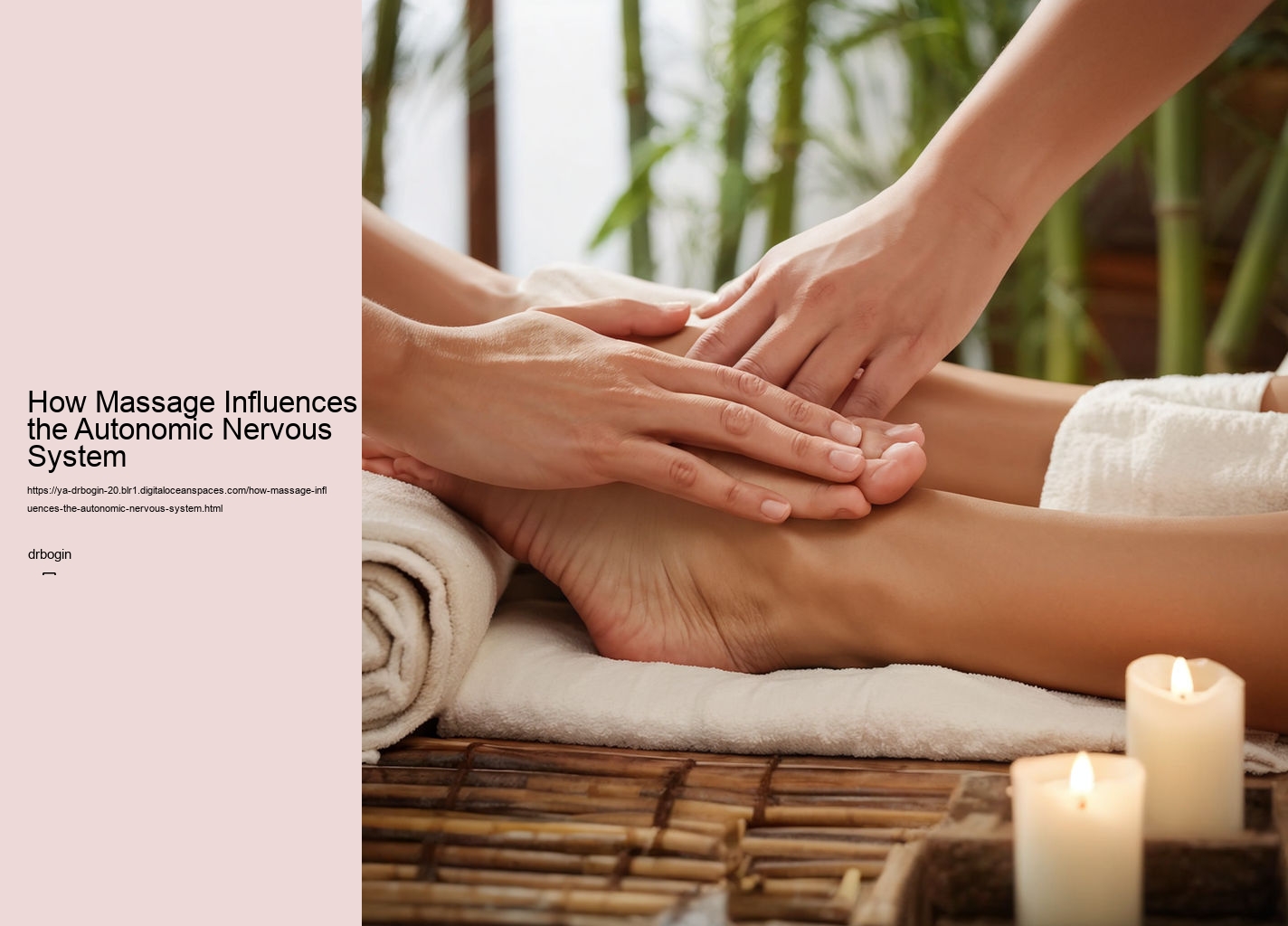 How Massage Influences the Autonomic Nervous System